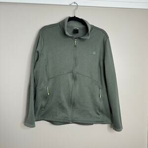 The North Face Women's Agave Full Zip in‎ Laurel Wreath Green Heather Size XXL
